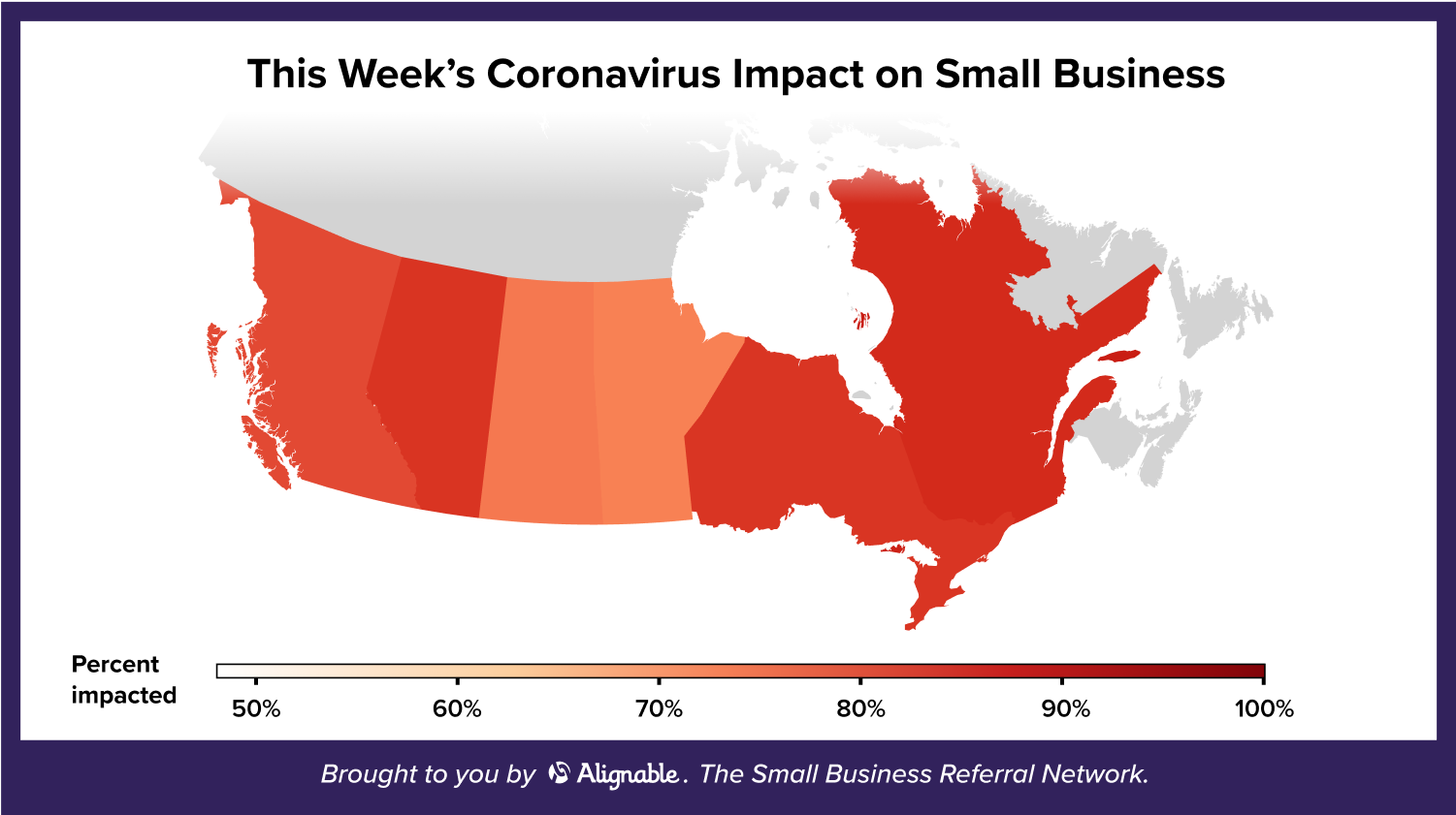 Covid Impact on Canadian Provinces in May 2020