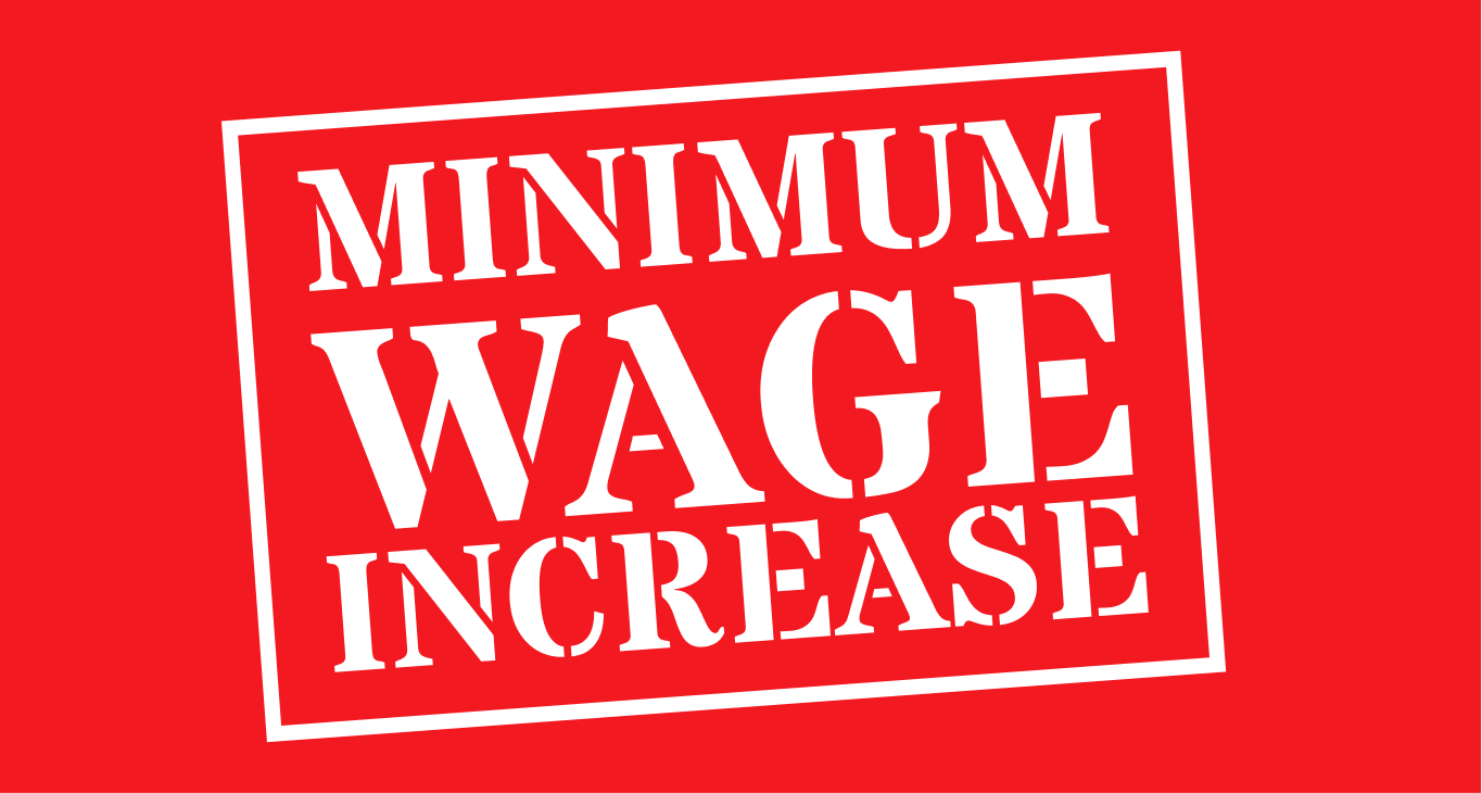 Minimum Wage Increase Stamp