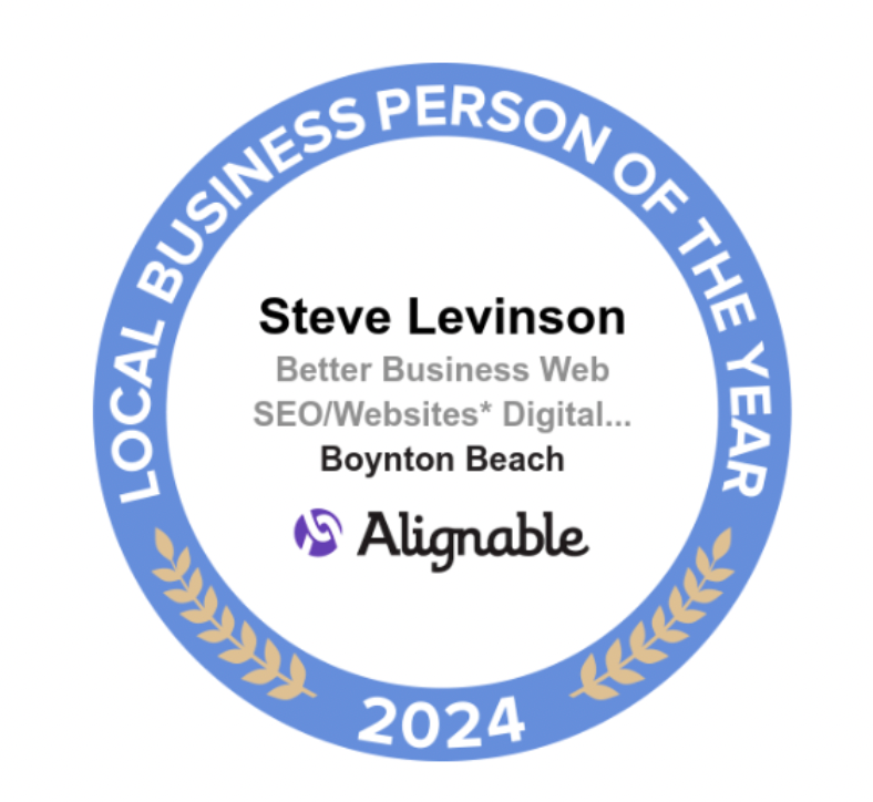 Steve Levinson Is Boynton Beach, Florida's 2024 Local Business Person Of The Year On Alignable