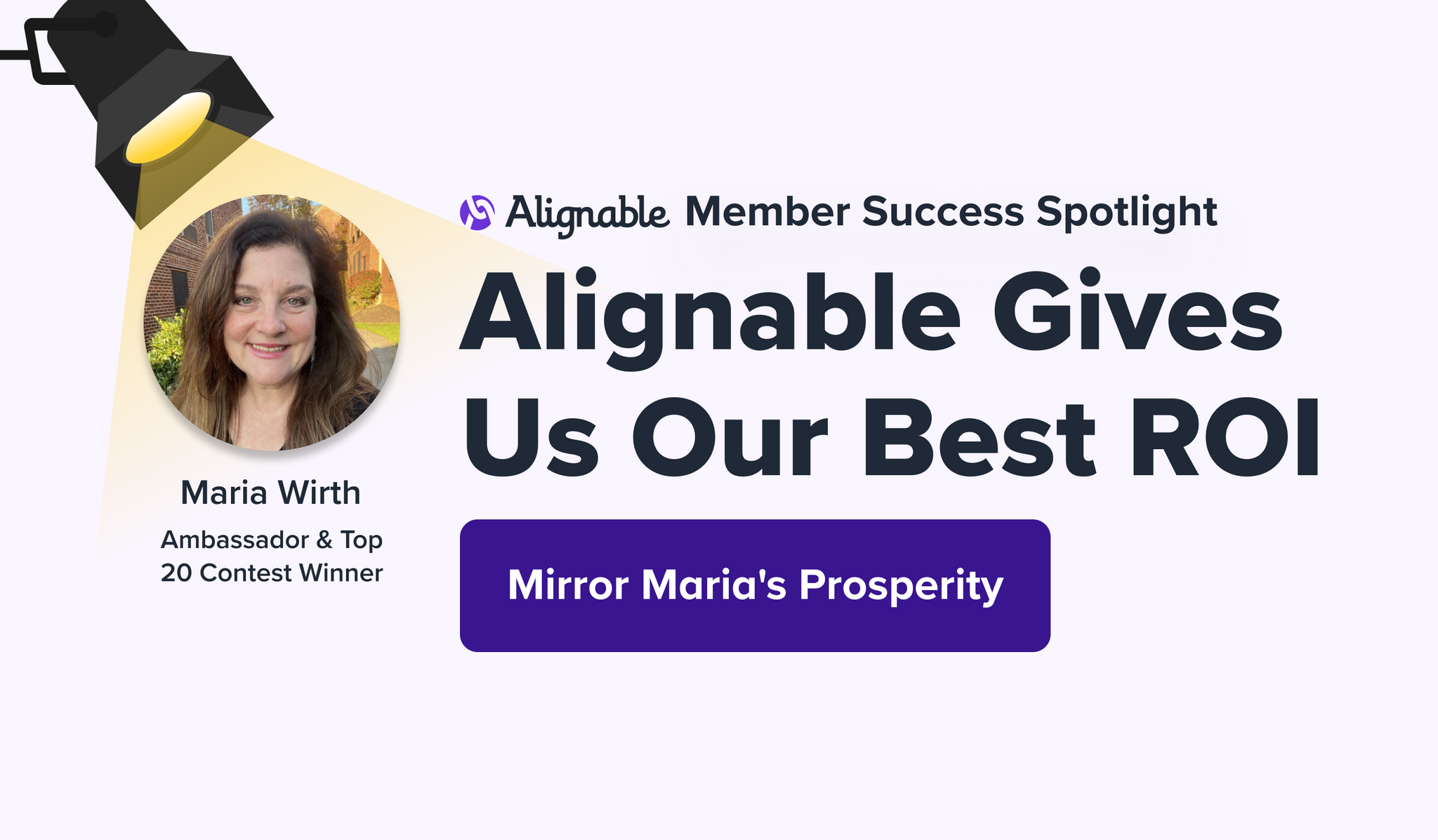 Maria Wirth is one of the most successful people on Alignable.