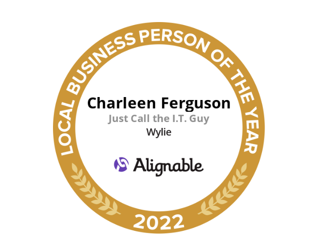 Example of '22 Local Biz Person Of Year Badge