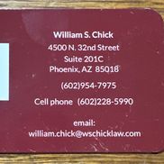 William Chick from William S. Chick, P.C.