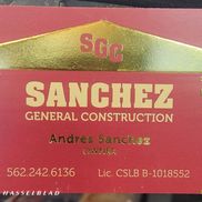 Andres Sanchez Inzunza. from Sanchez General Construction