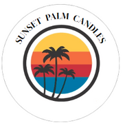 Sunset Palm Candles