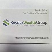 Eric Taitz from Snyder Wealth Group