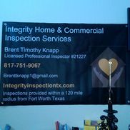 Brent Knapp from Integrity home & commercial inspection services