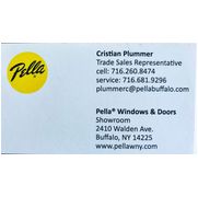 Cristian Plummer from Pella Windows & Doors of Buffalo