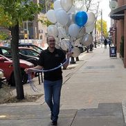 Jarrod Rogosienski from GBF Bespoke Balloons and Event Services