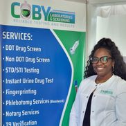Georgea Morton-Hamiel from Coby Laboratories & Screening