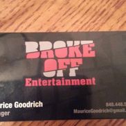Maurice Goodrich from broke off entertainment