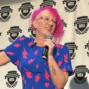Jen Sulak from Weirdo Weddings Photography / Pink Hair Jen