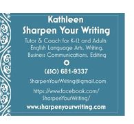 Kathleen Writing Tutor from Sharpen Your Writing Tutoring