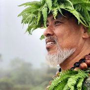 Sam 'Ohu Gon III from Halau Mele (Na Waʻa Lalani Kahuna o Puʻu Kohola & Na Hanona o Ka Halau Hula Pa Ola Kapu)