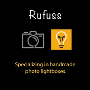 Holly McClellan from Rufuss Specializing in Handmade Photo Lightboxes