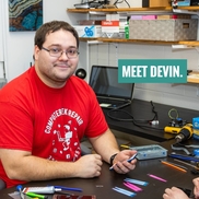 Devin Martinez from Tech Bros of Wilkes