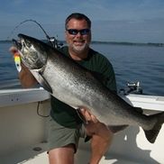 Lee Haasch from Haasch Guide Service, Sport Fishing for Salmon & Trout on Lake Michigan