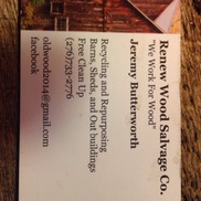 Renew WOOD SALVAGE CO. from RENEW WOOD SALVAGE Co.