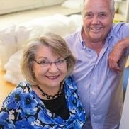 Jim and Judy Blondin from The Align-Right Pillow Company Ltd.