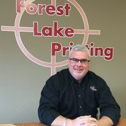John Van Bergen from Forest Lake Printing