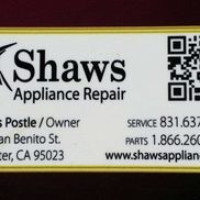 Curtis Postle from Shaw's Appliance Repair