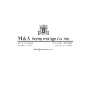 Basil McNeely from M&A Stamp and Sign Co.