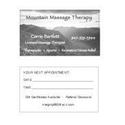 Carrie Bartlett from Mountain Massage Therapy