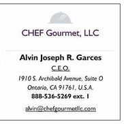 Alvin Garces from CHEF Gourmet®, LLC